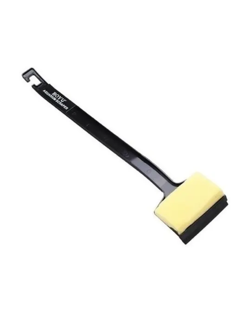 Raspador de Algas Boyu Com Esponja E Borracha Para Vidro – 49cm