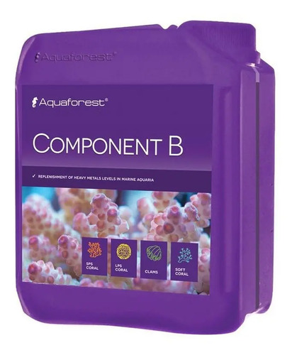 Aquaforest Component B Metais Pesados Aquário Marinho 2l