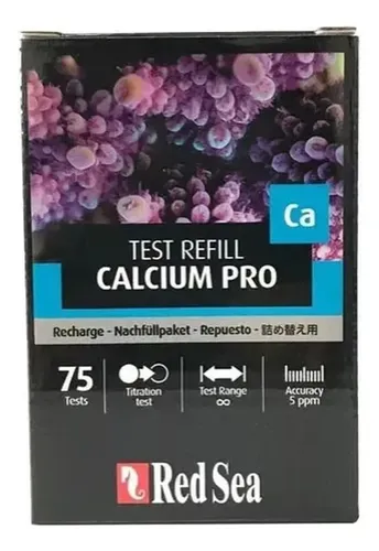 Teste Cácio  Red Sea Calcium Pro Test Refill Ca